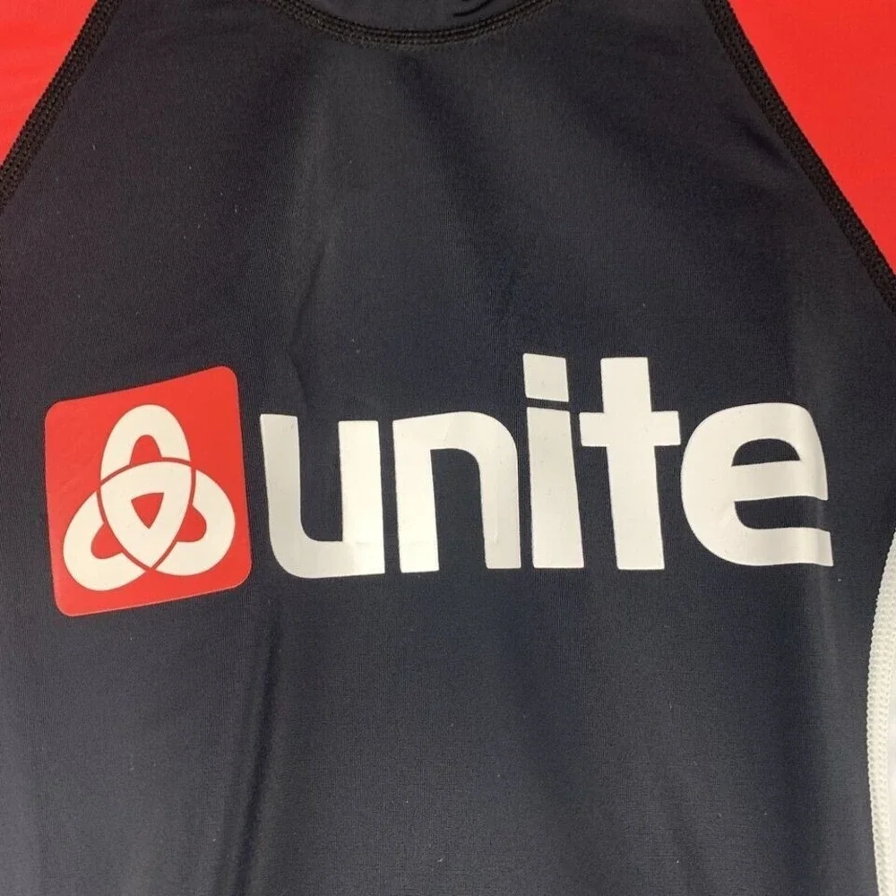 Unite Bodyboarding Rash Guard Size‎ Men's S Lycra Surf Rasguard Long Sleeve NWT